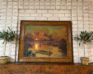 Jose Yepez Arteaga original oil on canvas