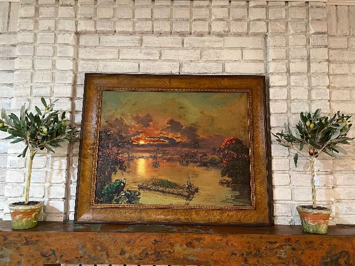 Jose Yepez Arteaga original oil on canvas