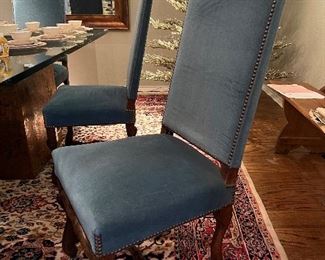 Set of 6 antique French dining chairs in excellent condition 