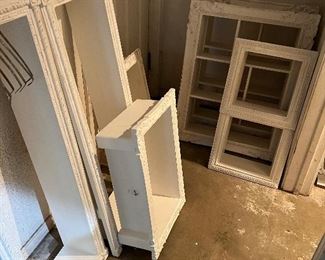 Restoration Hardware display shelves