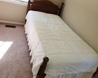 Twin size bed. $75, with mattress