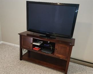 TV console, 54 wide x 20 deep x 31 tall. $125