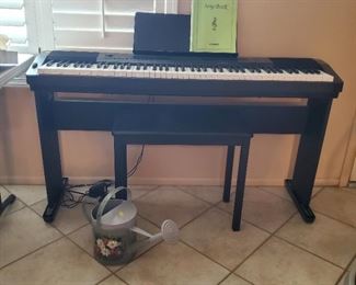 Casio CDP-230R 88 Key Digital Piano with Stand, Bench, Sustain Pedal