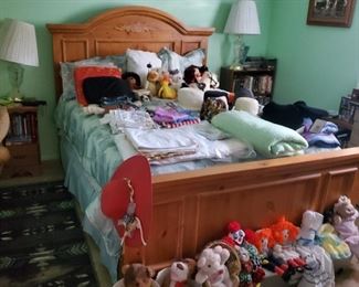 Bed Frame with Head and Footboard (Mattress sold Separately)