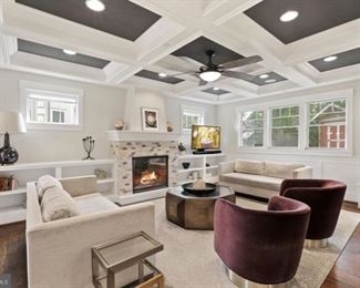 Small end table next to sofa not for sale.