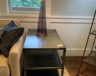 Vanguard Furniture Faris Tier Table 8513L-CP: 32"W x 20" D x 27" H