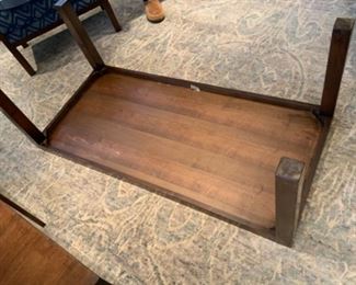 Holland MacRae Ragan Nesting Cocktail Table
Dark Walnut.
55.75w x 26d x 20h overall
24w x 20d x 17h (each cube)
#339