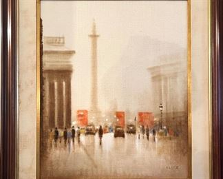 Anthony Robert (Tony) Klitz
Original Oil on Canvas
'View of Trafalgar Square'
24" x 20"
