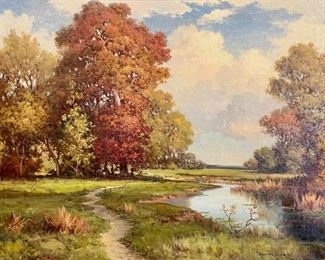 Robert Wood Original Oil on Canvas
"Autumn Glory"
28" x 36" 
