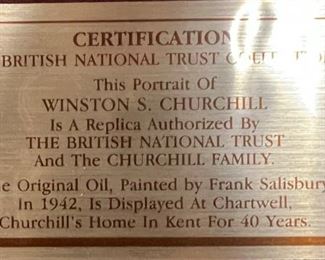 Winston Churchill Certificate
