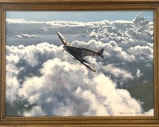 Ronald Wong
Oil on Canvas
of Fighter Plane
20" x 28"
