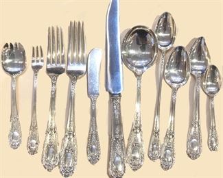 International Sterling "Fontaine" 175 piece set Thirteen pc Place setting for Twelve