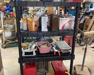 Tool Boxes; Paint Supplies