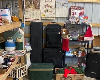 Gun Case; Luggage; Igloo Cooler; Christmas Decor and Lights; Winchester Calendars