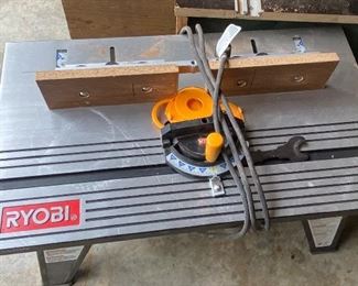 Ryobi Router and Router Table