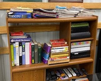 Entertainment Center, Binders, Books, College Books