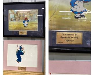 Raggedy Ann and Andy Original Cel