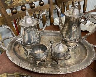 Silverplate Serving Set
