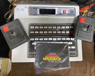 Vintage Magnavox Odyssey 2 Console and Controllers