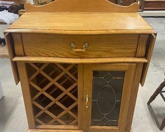 Wine Cabinet with Sides that Extend