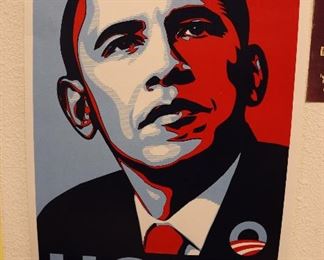 Obama Campaign poster, Shepard Fairey