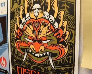 Disguise, poster, David Kinsey, 1999, signed