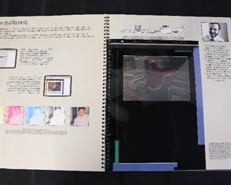 2 Original Macintosh advert portfolios, Sept 1989, one factory sealed