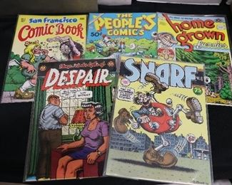 San Francisco Comic Book, The People's Comics, Home Grown Funnies, Despair, Snarf; R. Crumb