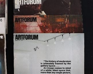 Vintage Artforum magazines