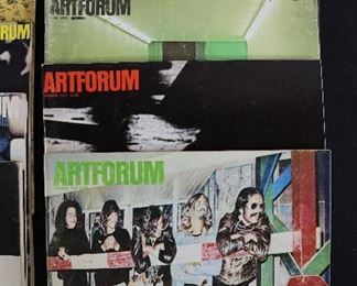 Vintage Artforum magazines