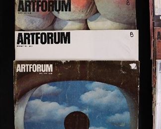 Vintage Artforum magazines