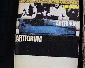Vintage Artforum magazines