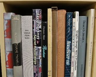 Vintage and Contemporary Books: art, film and movies, music, comics, culture, photography, design, theory