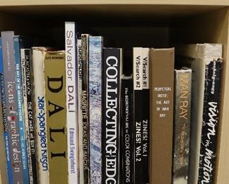 Vintage and Contemporary Books: art, film and movies, music, comics, culture, photography, design, theory