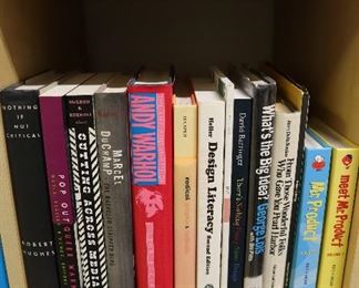 Vintage and Contemporary Books: art, film and movies, music, comics, culture, photography, design, theory