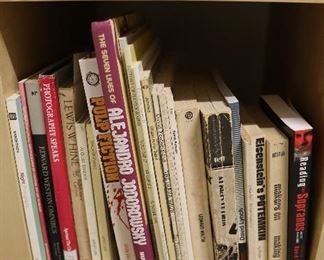 Vintage and Contemporary Books: art, film and movies, music, comics, culture, photography, design, theory