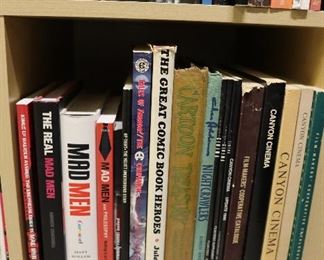 Vintage and Contemporary Books: art, film and movies, music, comics, culture, photography, design, theory