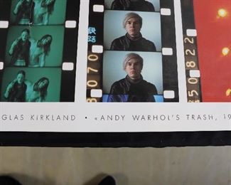 Vintage Andy Warhol's Trash Poster, 1989 re-print, Douglas Kirkland