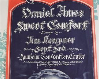 Vintage Daniel Amos Concert Poster, The Last Times, Rick Griffin 1977