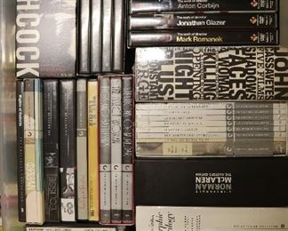 DVDs, Criterion Collection, assorted foreign and art-house films