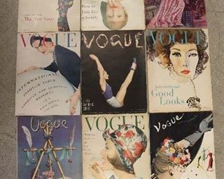 Vintage Vogue Magazines