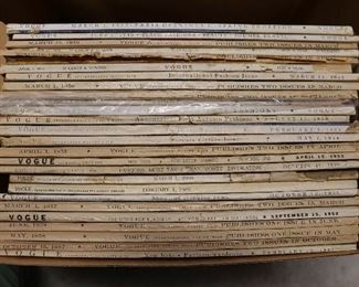 Vintage Vogue Magazines