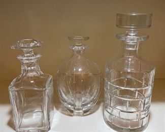 Baccarat Decanters