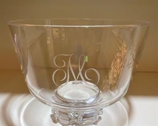 Monogram Bowl by Steuben