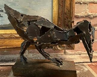 Silas Seandel Brutalist Toto Bird Sculpture