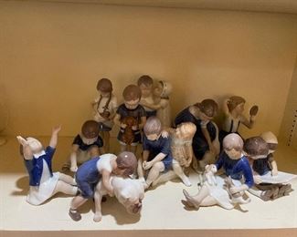 Selection of a Collection of Bing and Grondahl Porcelain Figures