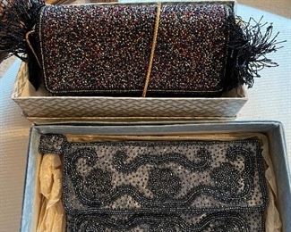 Walborg and Jorelle Beaded Purses with Original Boxes