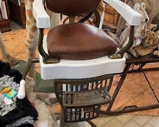 Theo. A. Kochs Company Chicago Child's Barber Chair