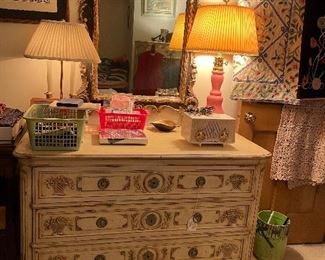 John Widdicomb Painted Chest