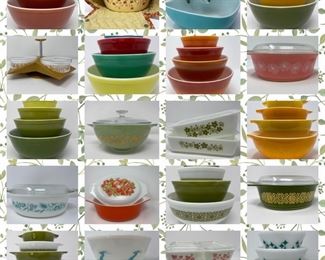 This is going to be a can't miss sale!!! Check out those Federal Glass Twinkle Bowls in the lower righthand corner!!!